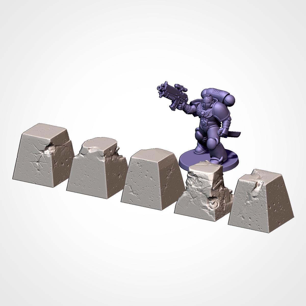 Décors - Obstacles de guerre