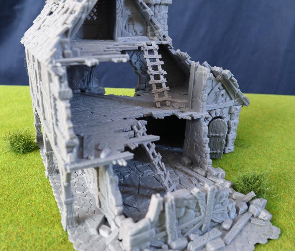 Décors - Manoir en ruines